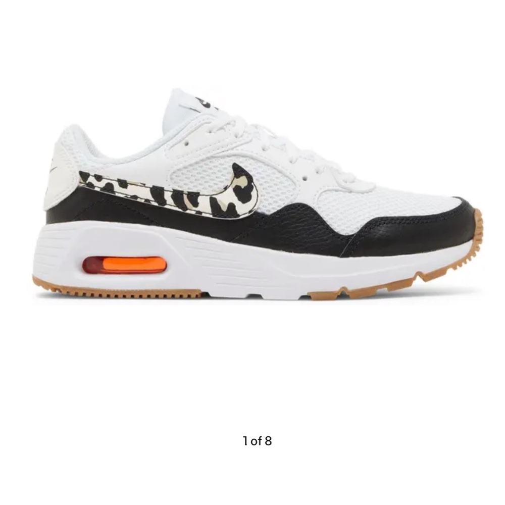 Nike Air Max SC Leopard Women's Sneakers - White, Black, and Orange